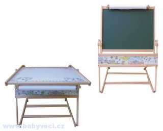 DŘEVO Dětská školní tabule FILIP > varianta filip