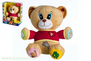Medvěd Tedík česky mluvící plyš 30cm na baterie
