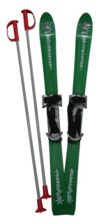 Baby Ski 90cm - dětské plastové lyže > varianta zelené 90cm