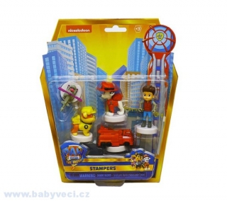Razítka paw patrol postavičky tlapková patrola 5ks > varianta 5ks