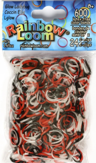 Rainbow Loom ® svítící ve tmě > varianta svítící mix