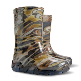 Dětské holínky Demar maskáč camo