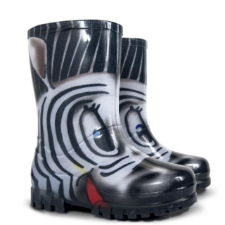 Dětské holínky Demar zebra