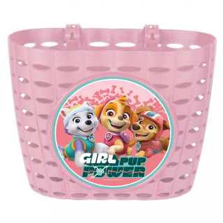 Košíček na kolo paw patrol tlapková patrola růžový