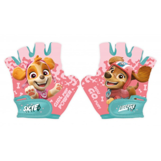 Dětské rukavice na kolo či skate, brusle paw patrol růžové