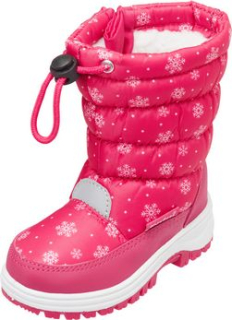 Dětské zimní sněhule vločka růžové Playshoes