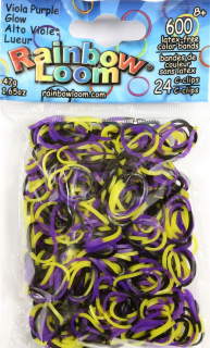 Rainbow Loom ® svítící ve tmě > varianta svítící mix