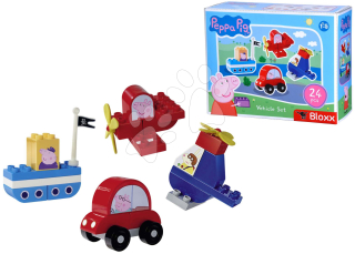 Stavebnice Peppa Pig Vehicles Set PlayBig Bloxx