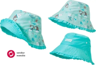 Letní klobouk 2v1 oboustranný Playshoes mořský jednorožec