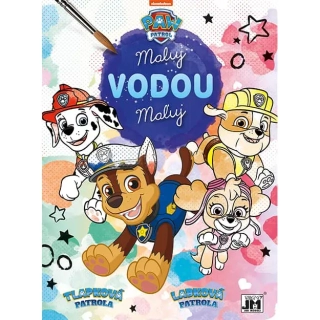 Omalovánky maluj vodou tlaková patrola