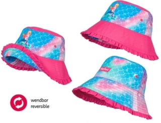 Letní klobouk 2v1 oboustranný Playshoes víla mořská