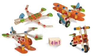 Dřevěná stavebnice most Construct 4v1