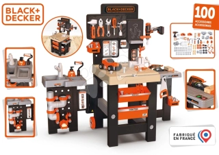 Pracovní stůl trojkřídlý Black&Decker Mega Center Smoby