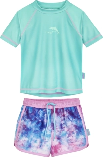 Playshoes dětské plavky komplet s UV batik aqua