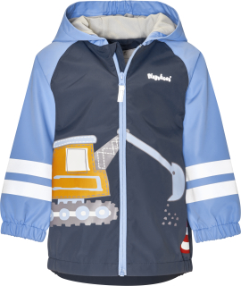 Dětská bunda pláštěnka Playshoes new stavba bagr