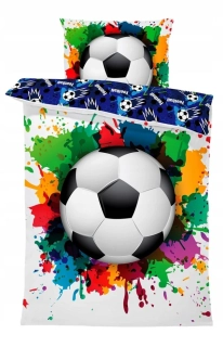 Fotbalové povlečení fotbal míč barevný