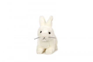 Králík plyš 15cm bílý 0m+