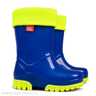 Dětské holinky Demar Fluo modré
