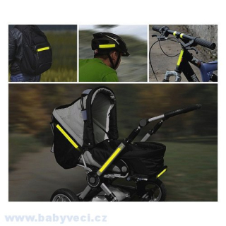 Samolepící páska reflexní 2cm x 90cm žlutá > varianta žlutá