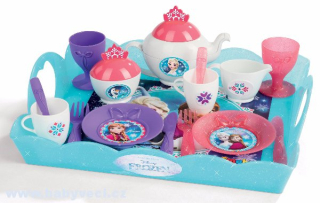 Servírovací tác s čajovou soupravou frozen > varianta frozen
