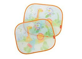 Sluneční clona do auta Fisher price safari zvířátka