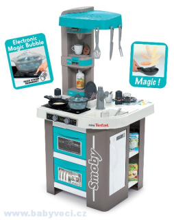 Kuchynka elektronická Tefal Studio 360° Bubble Smoby > varianta modrá bubble