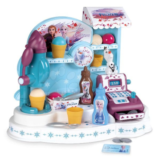 Zmrzlinárna kavárna Frozen Ice Cream Factory Smoby 21 doplňků
