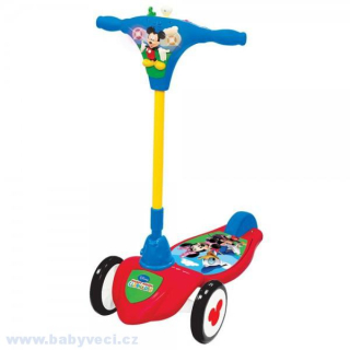 Koloběžka Minnie Kiddieland se zvukem a světlem mickey mouse vlnící