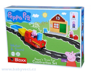 Stavebnice Peppa Pig vláčkodráha bloxx > varianta vláčkodráha