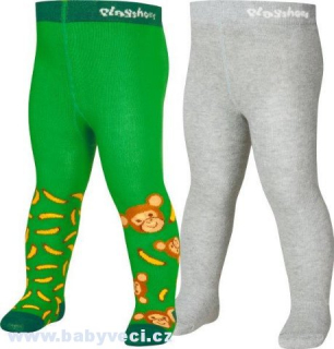 Dětské punčocháče 2 kusy v balení Playshoes opičky