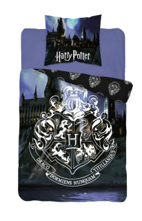 DETEXPOL Povlečení Harry Potter Hrad Bavlna, 140/200, 70/80 cm