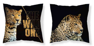 DETEXPOL Povlak na polštářek Leopard micro Polyester, 40/40 cm