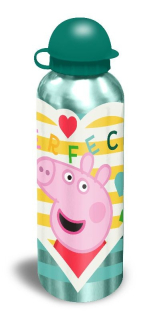 EUROSWAN ALU láhev Peppa Pig zelená Hliník, Plast, 500 ml