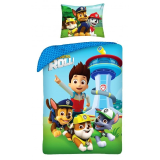 HALANTEX Povlečení Paw Patrol Roll Bavlna, 140/200, 70/90 cm