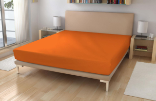 Froté prostěradlo EXKLUSIVE Oranžová 180/200