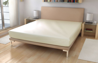 Polášek Prostěradlo Micro EXKLUSIVE Smetanová Polyester, 90/200 cm