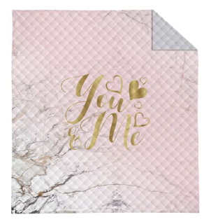 DETEXPOL Přehoz na postel Mramor You and Me  Polyester, 170/210 cm