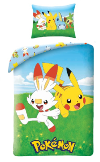 HALANTEX Povlečení Pokémon jaro Bavlna, 140/200, 70/90 cm
