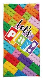 DETEXPOL Osuška Kostky Lets Play Bavlna - Froté, 70/140 cm
